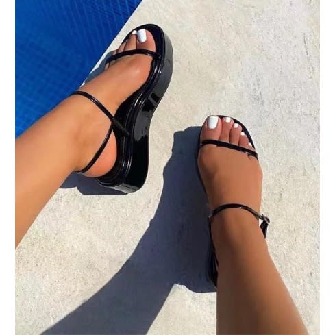 Thin on sale strappy sandals
