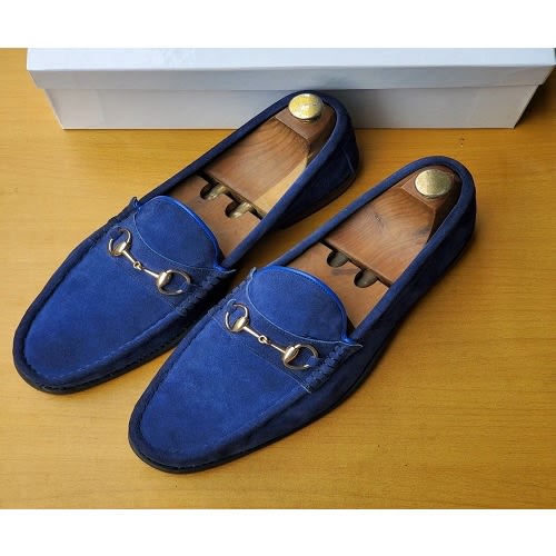 Blue Suede Creed Loafers | Konga Online Shopping