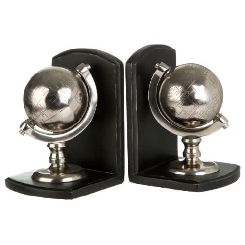 Globe Bookend 2 Pieces Silver Konga Online Shopping
