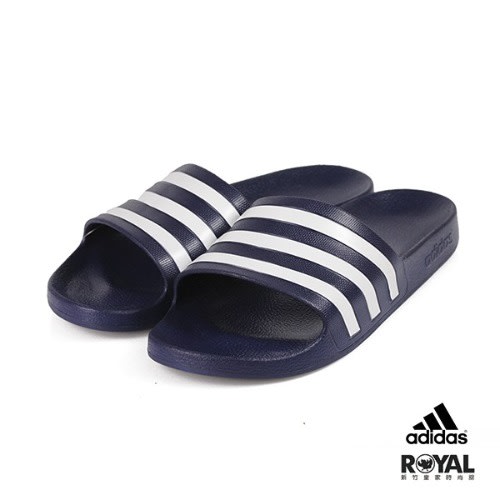 adidas slippers navy blue