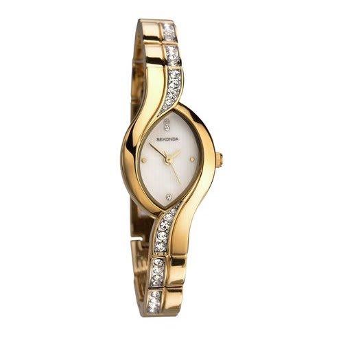 Sekonda Ladies Stone Set Gold Bracelet Watch Konga Online Shopping