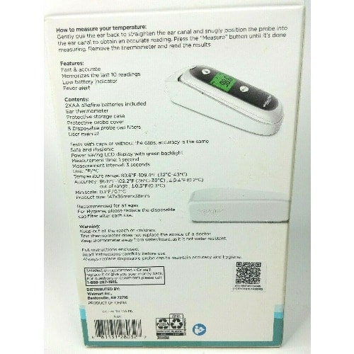 Equate Infrared Inear Digital Thermometer Konga Online Shopping