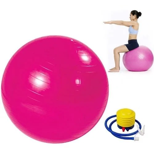 Gym Exercise Ball With Foot Pump Pink Konga Online Shopping