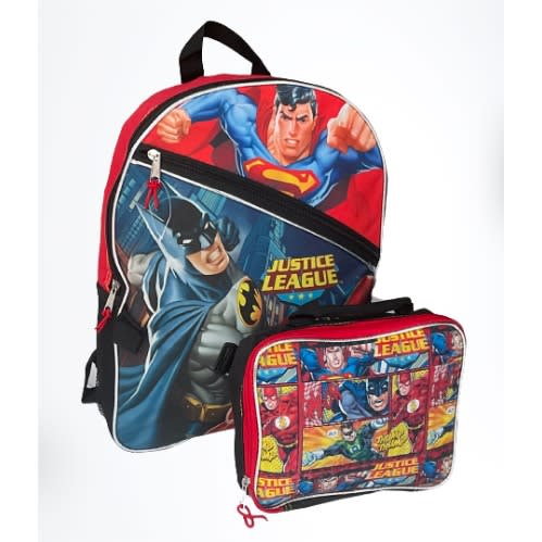 Superman backpack deals with lunchbox
