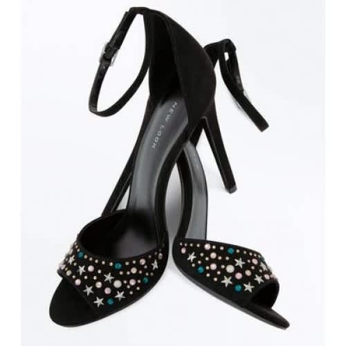 new look studded sandals