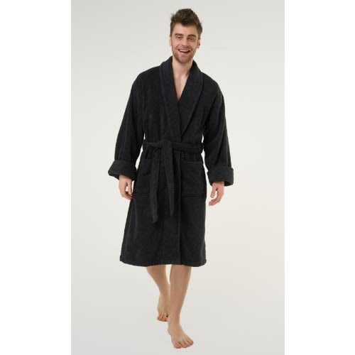 Unisex Bathrobe Black Konga Online Shopping