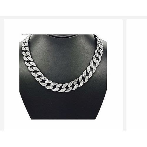 Iced Out Cuban Link Choker Chain 