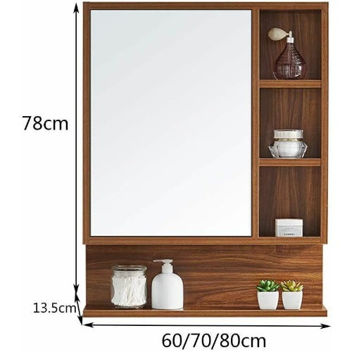 Wall Mounted Mirror With Storage, Wall Mirror Storage