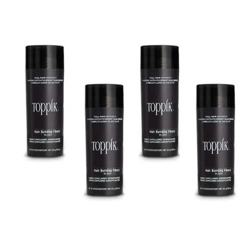 Toppik 3pcs Full Hair Building Fiber- Black- 25g | Konga Online Shopping