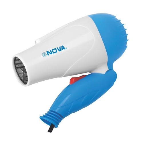 Nova Foldable Professional Hair Dryer 1000w - Blue | Konga Online Shopping