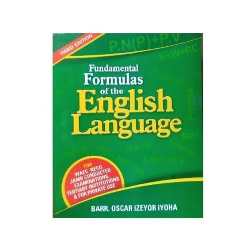 Fundamental Formulas Of The English Language | Konga Online Shopping