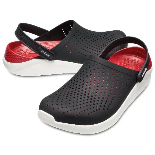 gray crocs sandals