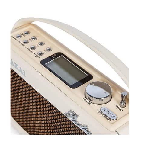 Akai Retro Bluetooth Wireless Dab Radio, Cream Konga Online Shopping