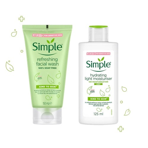 Simple store face products