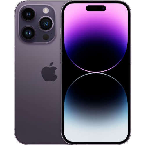 iPhone 14 Pro Max -6.7" -6GB RAM - 128GB ROM - Single Sim - 5G - Deep Purple