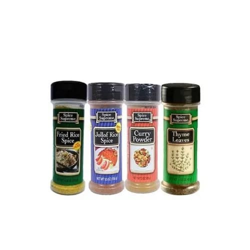 Supreme Spice Fried Rice 121g + Jollof Rice 156g + Curry Powder