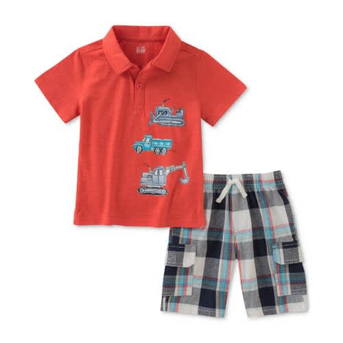 Kids Headquarters Boys Toddler 2 Pieces Shorts Set