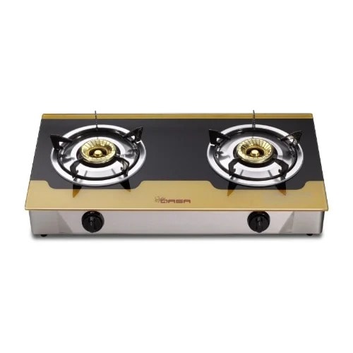 Qasa 2 Burner Glass Table Top Gas Cooker Konga Online Shopping