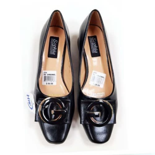 Leather Low Heel Female Shoe | Konga Online Shopping