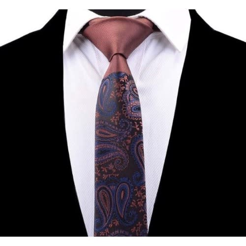 Paisley Patterned Neck Tie for Men