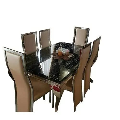 Marble Dinning Table With 6 Chairs Konga Online Shopping