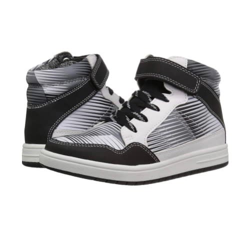 boys black high top sneakers
