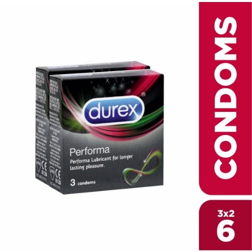 Condoms - Performa 3pieces X 2 packs.