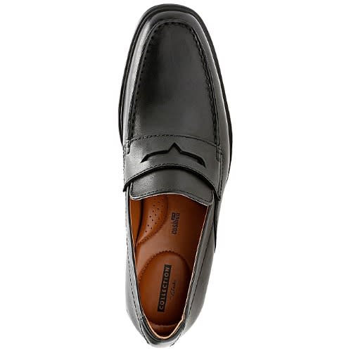 clarks penny loafers mens