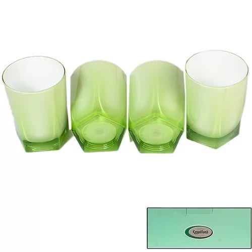 Green glass cups hotsell
