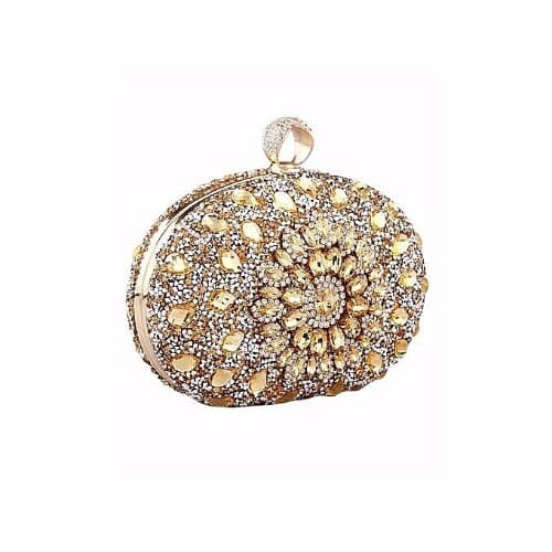 metal clutch purse