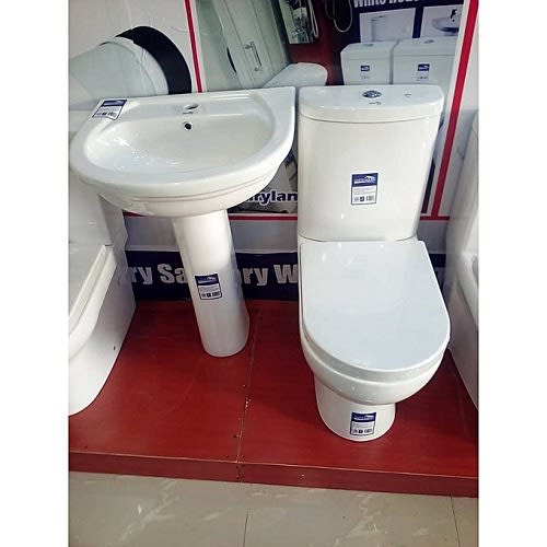 White House Executive Water Closet Toilet With Basin Pedestal