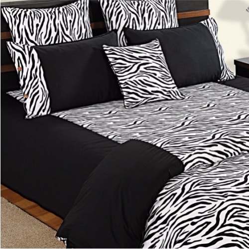 Zebra Patterned Duvet Black Konga Online Shopping